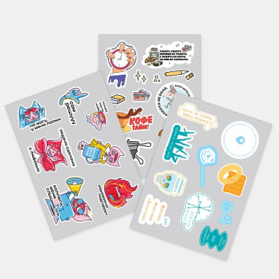 Наклейки UV-DTF Stiker Pack на заказ M