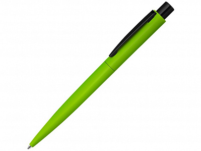 Ручка шариковая металлическая Lumos M soft-touch (Зеленое яблоко/черный)