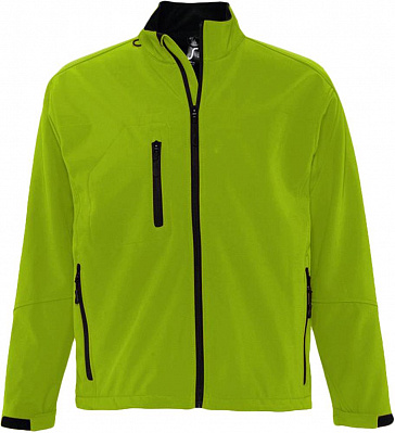Куртка мужская на молнии Relax 340, зеленая (Зеленый)