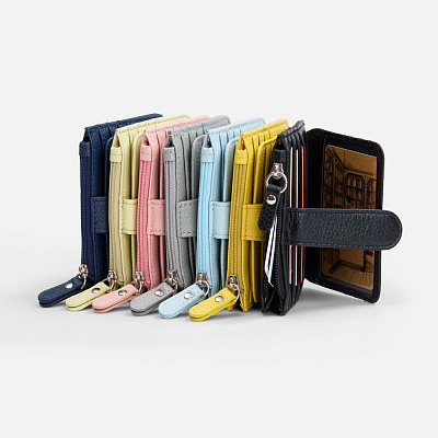 Картхолдер на молнии Unison, розовый