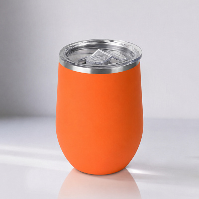 Термокружка Vacuum mug C1, soft touch, 370 мл (Оранжевый)