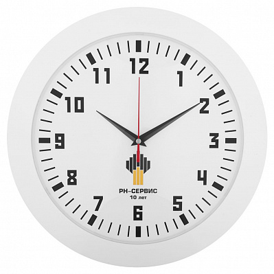 Часы настенные Vivid Large, белые (Белый)