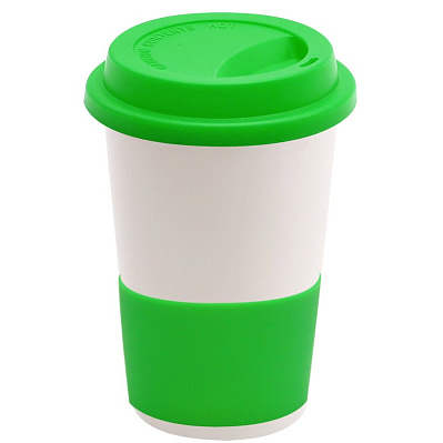 Кружка Magic To Go  (Белый/зеленый)