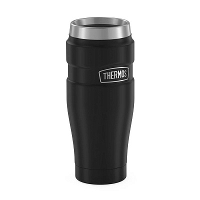Термокружка King 470, черная (Чёрный)
