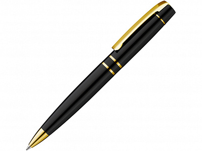 Ручка шариковая металлическая Vip Go (Черный/золотистый)