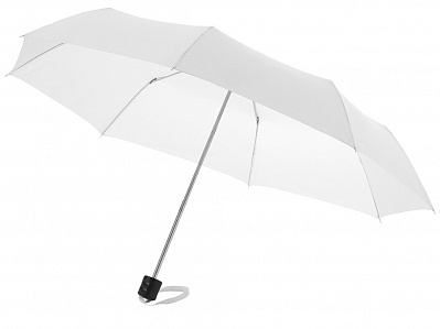 Зонт складной Ida (Белый/черный)