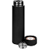 Смарт-бутылка с заменяемой батарейкой Long Therm Soft Touch, черная - Фото 2