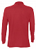 Рубашка поло мужская с длинным рукавом Star 170, красная - Фото 2