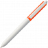 Ручка шариковая Hint Special, белая с оранжевым - Фото 3