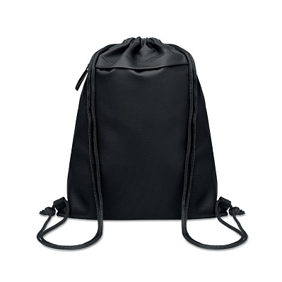 Drawstring bag in 600D RPET (Чёрный)