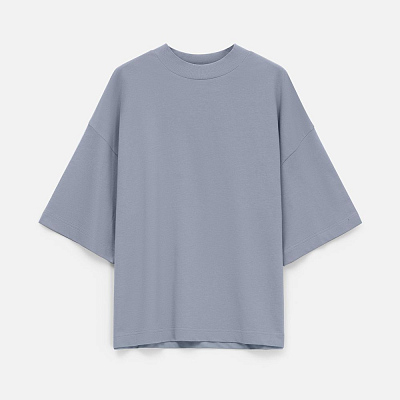 Футболка оверсайз унисекс T9, серая