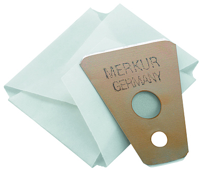 Лезвия для бритья MERKUR для контурного станка 907000, (10 шт) в картонной коробке