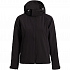 Куртка женская Hooded Softshell черная - Фото 1