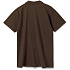 Рубашка поло мужская Summer 170, темно-коричневая (шоколад) - Фото 2