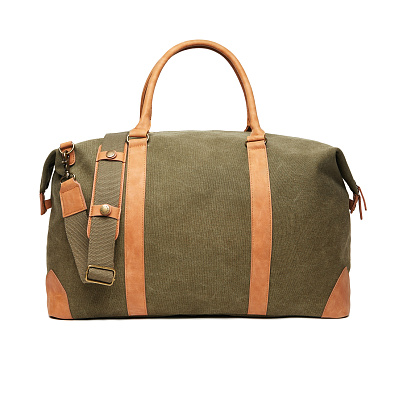 Дорожная сумка VINGA Bosler из канваса (Зеленый;)