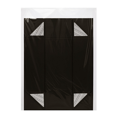 Подарочная коробка-трансформер большая, черная