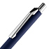 Ручка шариковая Lobby Soft Touch Chrome, синяя - Фото 5