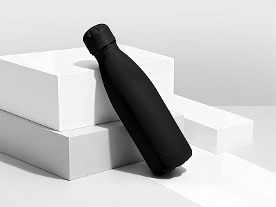 Вакуумная термобутылка Vacuum bottle C1, soft touch, 500 мл (Чёрный)