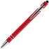 Ручка шариковая Pointer Soft Touch со стилусом, красная - Фото 3