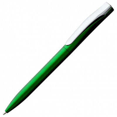 Ручка шариковая Pin Silver  металлик (Зеленый)