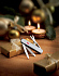 Нож-брелок VICTORINOX Classic Alox, 58 мм, 5 функций, алюминиевая рукоять, серебристый - Фото 4