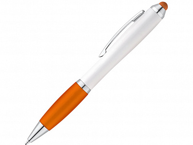 Шариковая ручка с зажимом из металла SANS BK (Оранжевый)