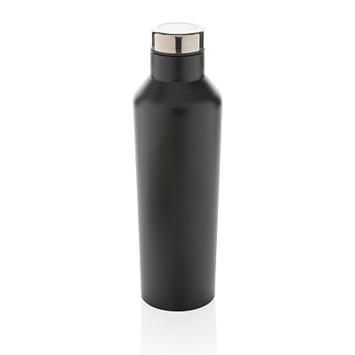 Вакуумная бутылка для воды Modern из нержавеющей стали, 500 мл (Черный;)