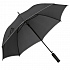 Зонт-трость Jenna, черный с серым - Фото 1