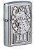 Зажигалка ZIPPO Lucky 7 с покрытием Street Chrome, латунь/сталь, серебристая, 38x13x57 мм - Фото 1