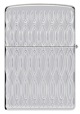 Зажигалка ZIPPO Armor® с покрытием High Polish Chrome, латунь/сталь, серебристая, 38x13x57 мм