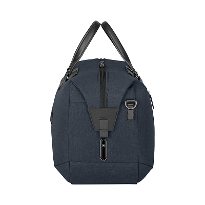 Дорожная сумка VICTORINOX Architecture Urban2 Weekender, синий, полиэстер/кожа, 24x56x30 см, 45 л