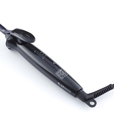 Плойка для волос DEWAL BEAUTY Blue Moon, 9 мм, черная