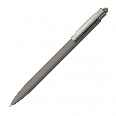 ELLE SOFT, ручка шариковая , металл, синие чернила (Серый)