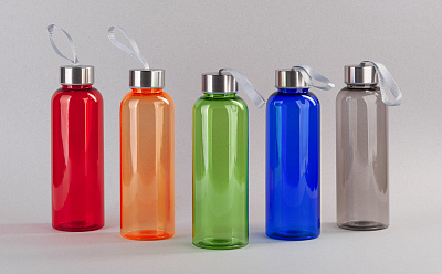 Бутылка для воды "H2O" 500 мл, синий