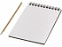 Цветной набор Scratch: блокнот, деревянная ручка - Фото 1