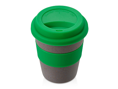 Стакан из бамбукового волокна Café (Серо-коричневый/зеленый)