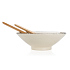Керамическая салатница Ukiyo с бамбуковыми приборами - Фото 3