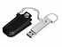 USB 2.0- флешка на 8 Гб в массивном корпусе с кожаным чехлом - Фото 2
