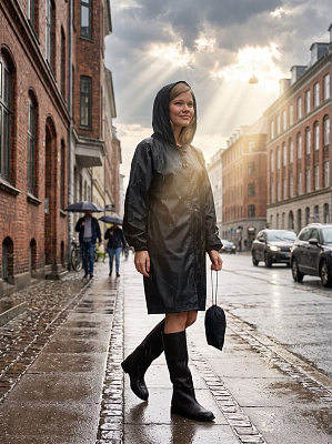 Дождевик Rainman Zip, черный