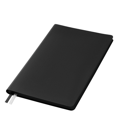 Ежедневник Рейн (Rain) недатированный, черный (без упаковки, без стикера)