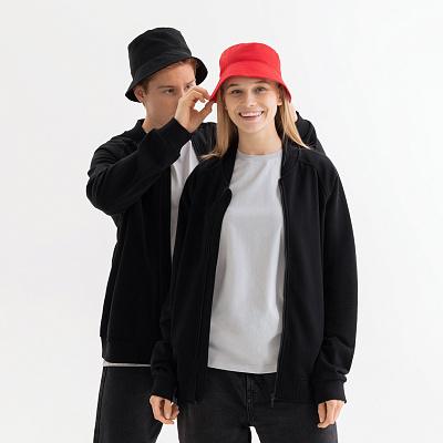 Толстовка на молнии, унисекс Торрес (Torres) черная, размер XL (Чёрный)