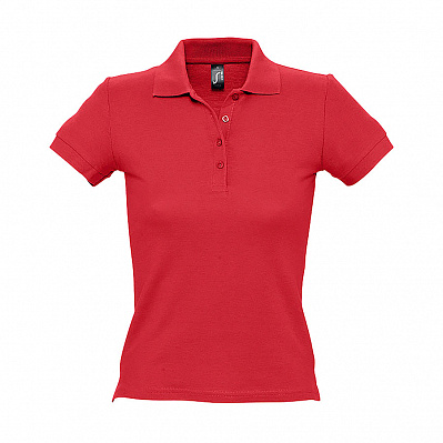 Рубашка поло женская PEOPLE 210 (Красный)