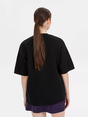 Джемпер с коротким рукавом Siluetti Volumica, черный