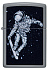Зажигалка ZIPPO Skateboarding Astronaut с покрытием Flat Grey, латунь/сталь, серая, 38x13x57 мм - Фото 2