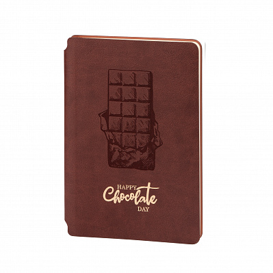 Ежедневник недатированный "Альба Шоколад", формат А5, гибкая обложка  (Коричневый)
