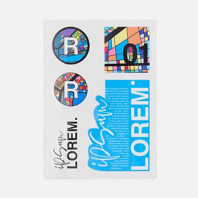 Наклейки UV-DTF Sticker Pack на заказ M