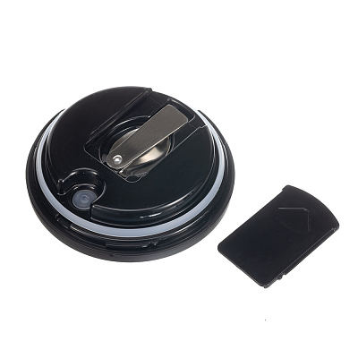 Термос ланч-бокс Stinger, 1,7 л, широкий, сталь, чёрный, три контейнера, 16,1 x 14,9 x 21,5