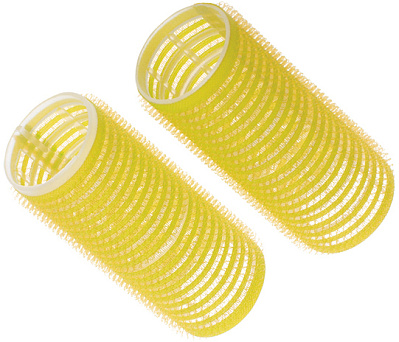 Бигуди-липучки Dewal Beauty d 32ммx63мм(10шт) желтые (Желтый)