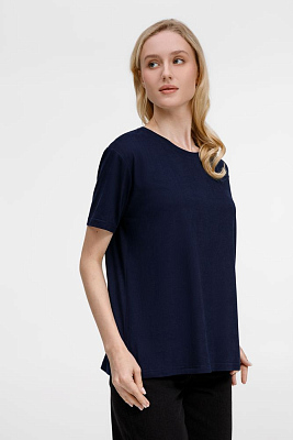 Футболка унисекс Senti, темно-синяя