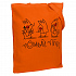 Холщовая сумка «Полный птц», оранжевая - Фото 1